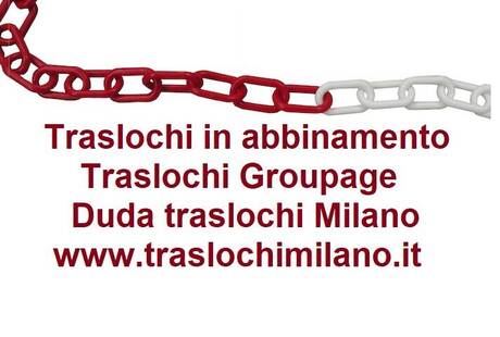 Traslochi in abbinamento groupage Milano